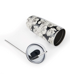 Tumbler with straw 700 ml- Charcoal Bloom - Tilbehør - Helt Dilla AS