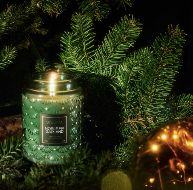 Noble Fir Garland 18oz Large Jar Candle - Tilbehør - Helt Dilla AS