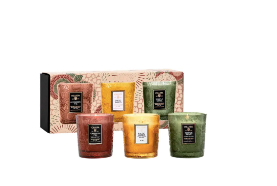 Candle Trio Gift Set – Holiday Edition - Tilbehør - Helt Dilla AS