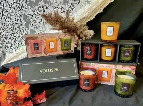 Candle Trio Gift Set – Holiday Edition - Tilbehør - Helt Dilla AS