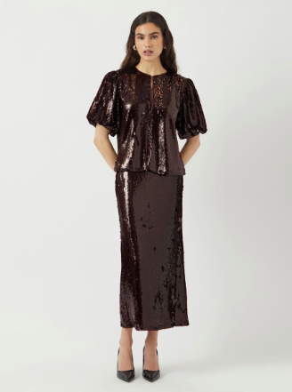 Royalina 2/4 Sequin Top - Show - Bluser - Helt Dilla AS