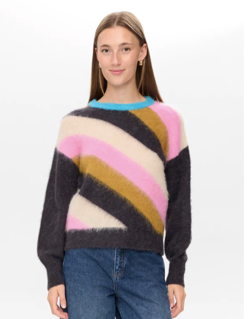 Nusuri Multi Stripe Pullover - Genser - Helt Dilla AS