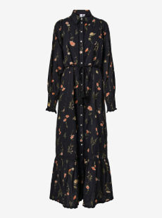 Somelli LS Long Shirt Dress