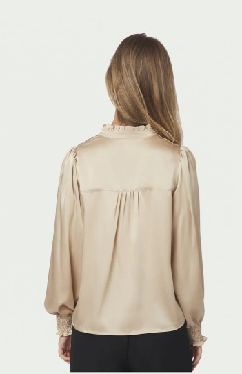 Zamola Blouse - Dark Sand - Bluser - Helt Dilla AS