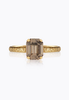 mini lydia ring - black diamonds - Tilbehør - Helt Dilla AS