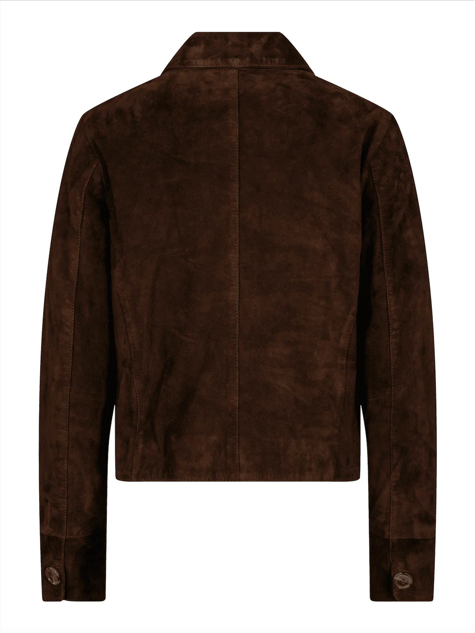 Allie Goat Suede Jacket - Dark Brown - Yttertøy - Helt Dilla AS