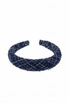 Tweed Hair Band - Grisalle Blue - Tilbehør - Helt Dilla AS
