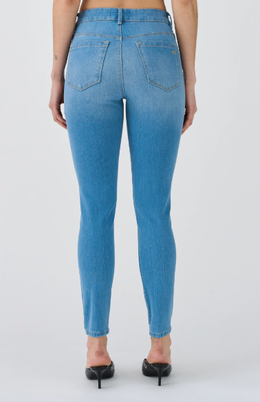 Alexa cropped jeans - Bright Cayenne 30" - Jeans - Helt Dilla AS