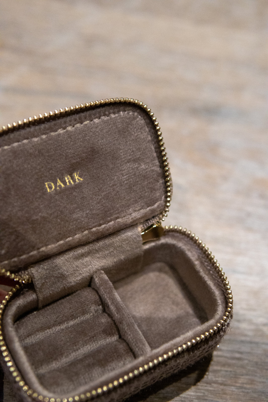 Tweed Jewellery Box Micro - Warm Taupe