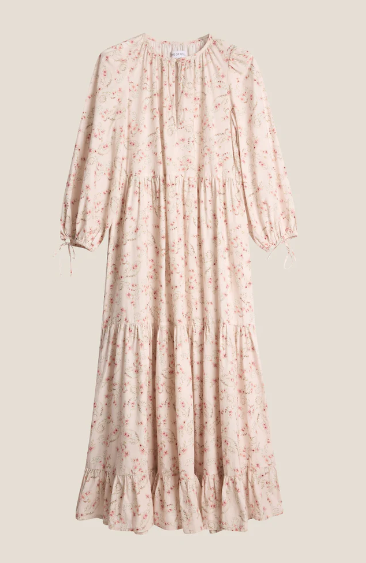 Muse Flower Dress - Dus Rosa - Kjoler - Helt Dilla AS