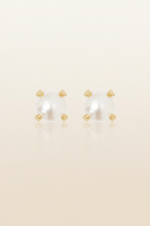 Mini stud earrings - Pearl - Tilbehør - Helt Dilla AS