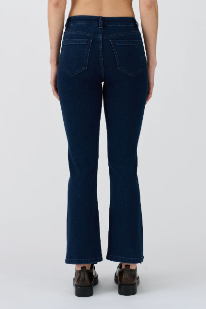 Johanna kick flare - Wash Cool Midnight Blue - Bukser - Helt Dilla AS