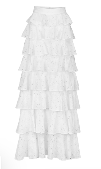 ANGEL MAXI SKIRT - WHITE - Skjørt - Helt Dilla AS