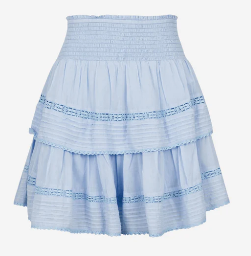 Kenia S voile skirt - light blue