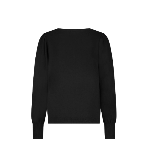 Sweet Puff Sleeve - Black - Genser - Helt Dilla AS