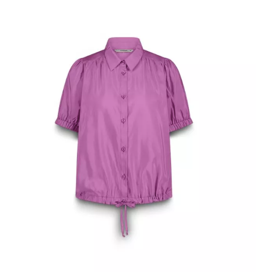 Blouse Short Sleeve cotton viscose - Cyclaam - Bluser - Helt Dilla AS