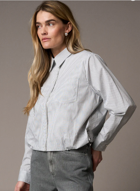 Chana Balloon  shirt - striper - Bluser - Helt Dilla AS