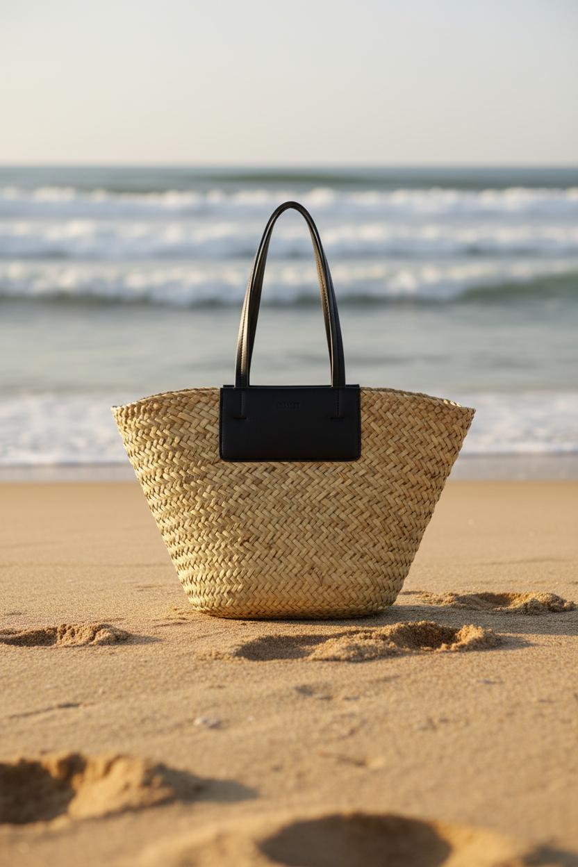 DAY Refined Straw Basket - Moonlight Beige - Tilbehør - Helt Dilla AS