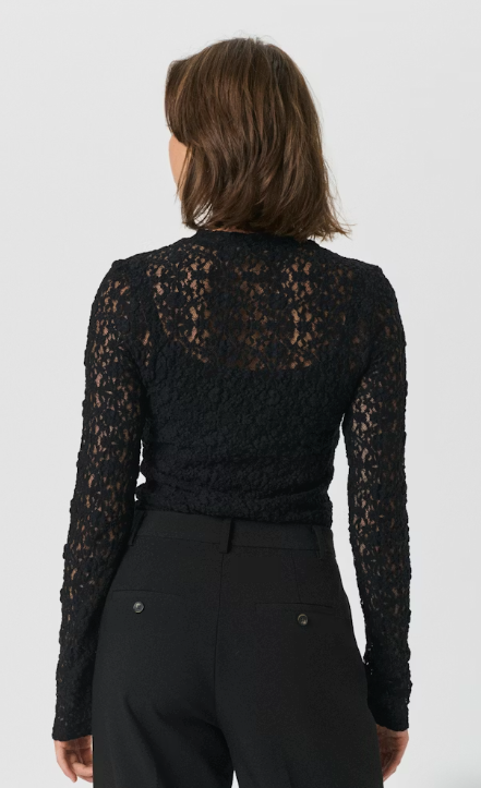 Venetia Top - Black - Genser - Helt Dilla AS