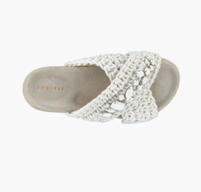 Woven stone - Ivory white - Sko - Helt Dilla AS