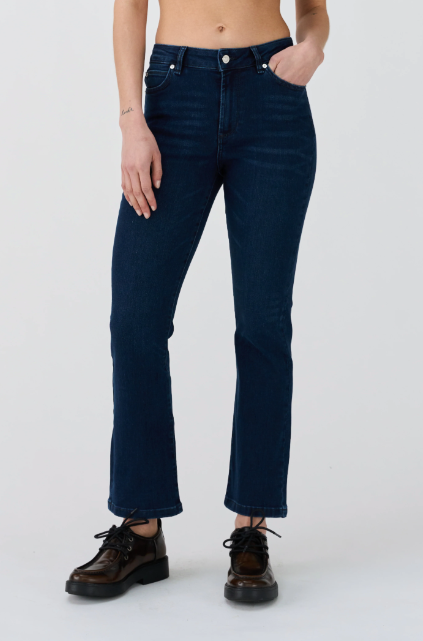 Johanna kick flare - Wash Cool Midnight Blue - Bukser - Helt Dilla AS