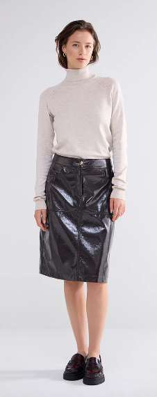Turtleneck jumper - Iviory - Genser - Helt Dilla AS