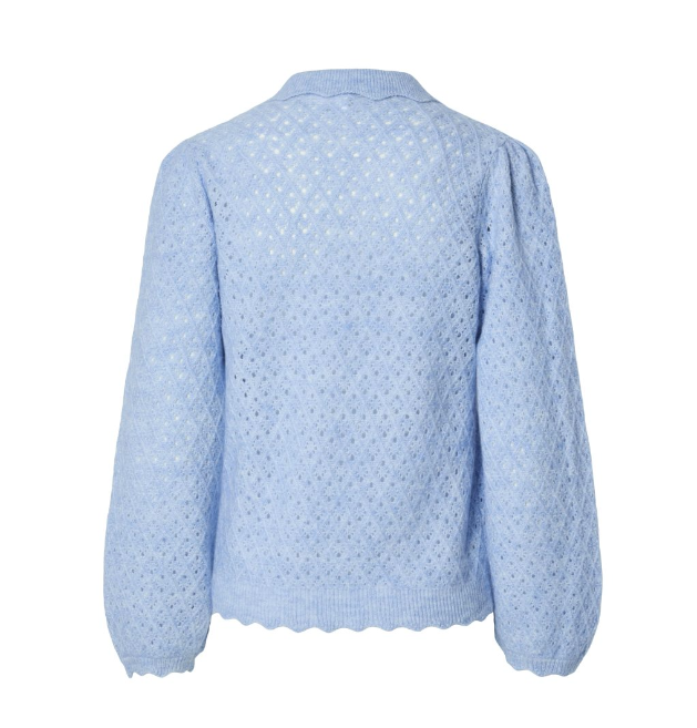 Bicala Knit Pullover - Vista Blue - Genser - Helt Dilla AS