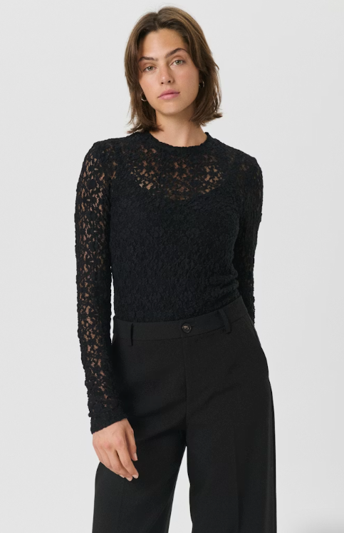 Venetia Top - Black - Genser - Helt Dilla AS