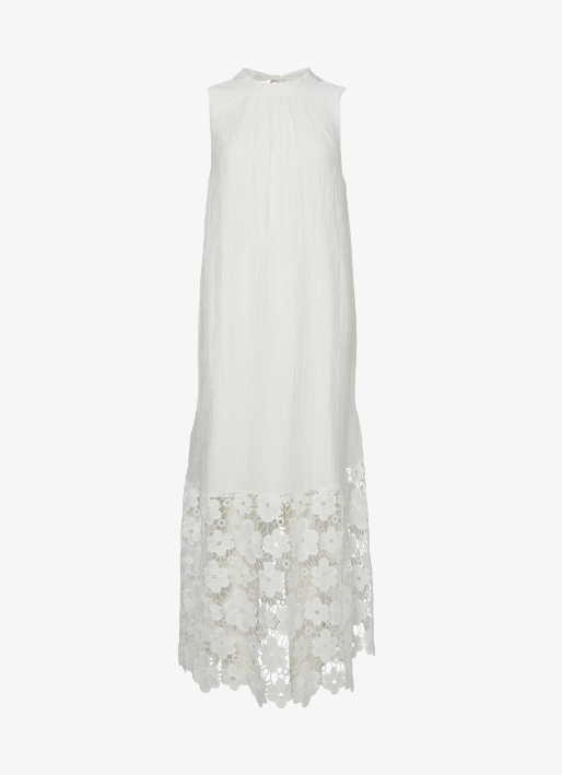 Twigsy SL Ankle Dress - Star White