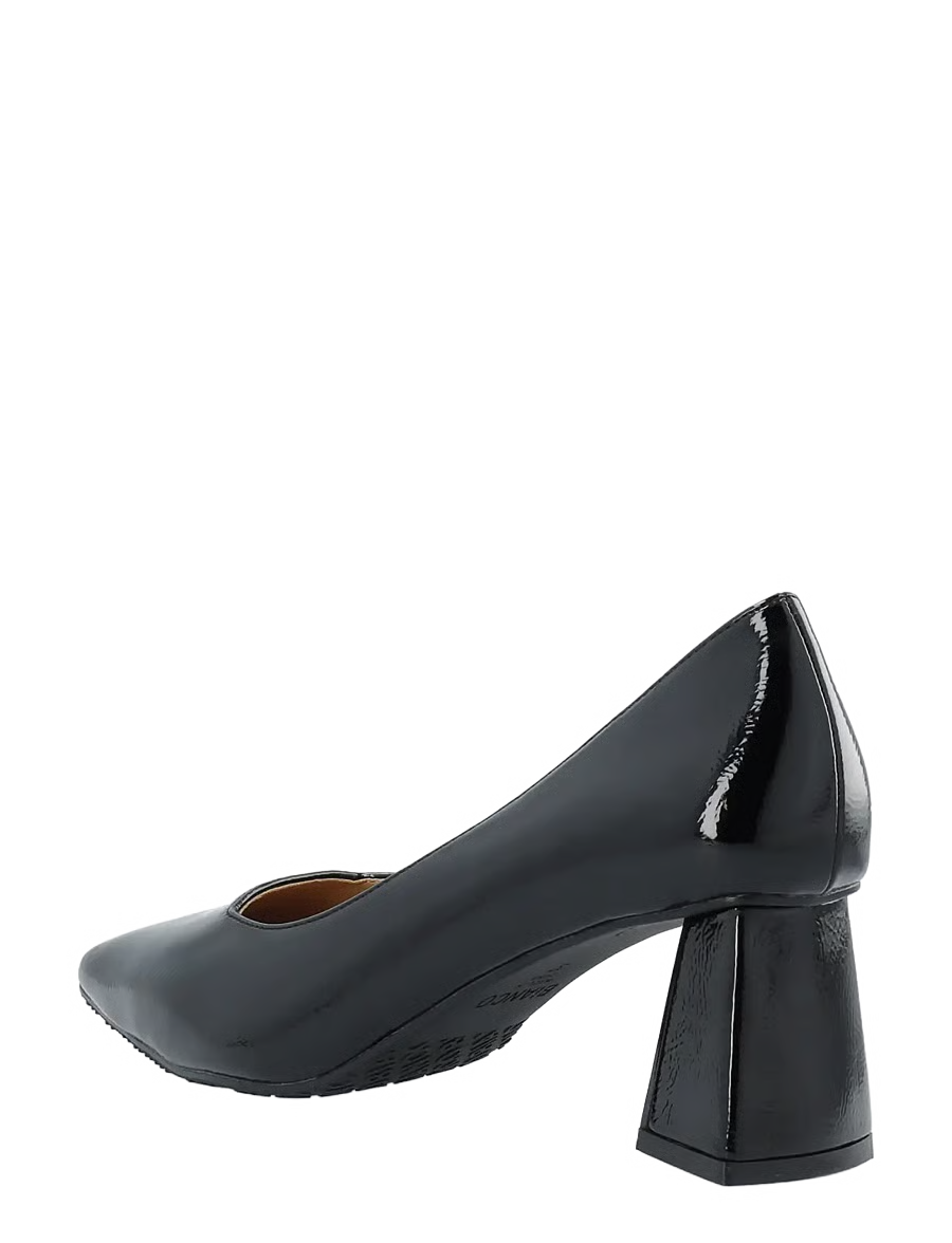 BiaMaralyn Court Shoe Faux Leather - Black Patent - Sko - Helt Dilla AS
