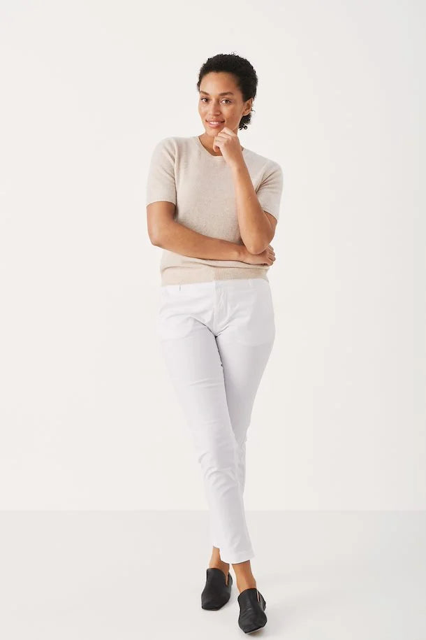 Soffys pant - bright white - Bukser - Helt Dilla AS