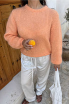 IdaIC Pullover - Orange - Genser - Helt Dilla AS