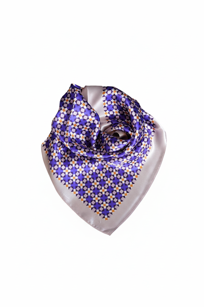 Silkeskjerf lilla - Tilbehør - Helt Dilla AS