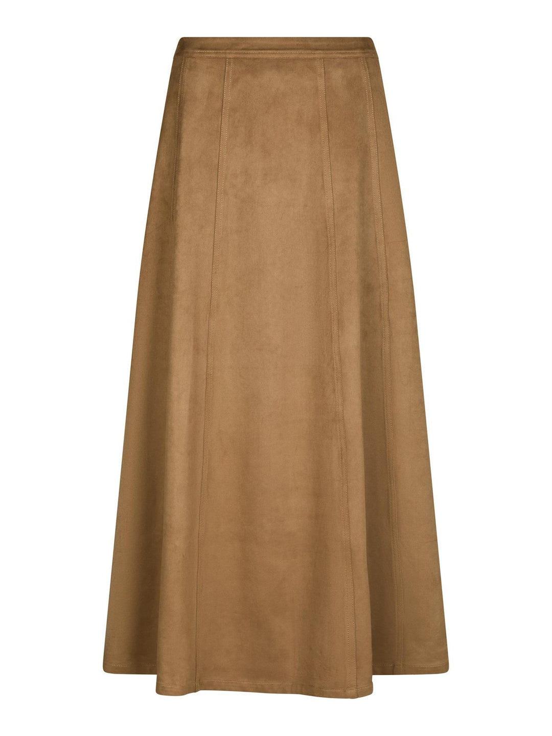 Raya Faux Suede Skirt - Cognac - Skjørt - Helt Dilla AS