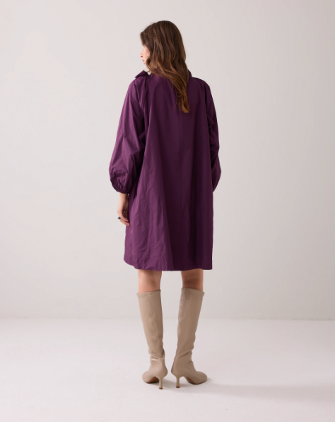 Dress Taft Light - Plomme - Kjoler - Helt Dilla AS