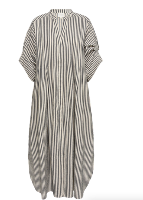 Alexa jo shirt dress - Creme Black Striped - Kjoler - Helt Dilla AS