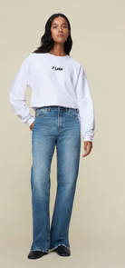 Ninette jackson - distressed double stone - Jeans - Helt Dilla AS