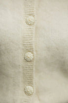 Hairy Knit Puffed Jacket - Off-White - Cardigans - Helt Dilla AS