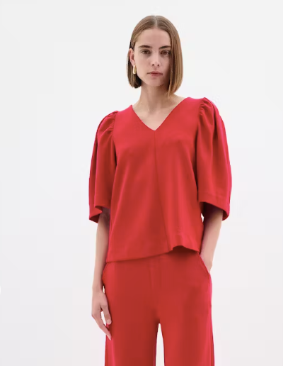 Becent Blouse - true red