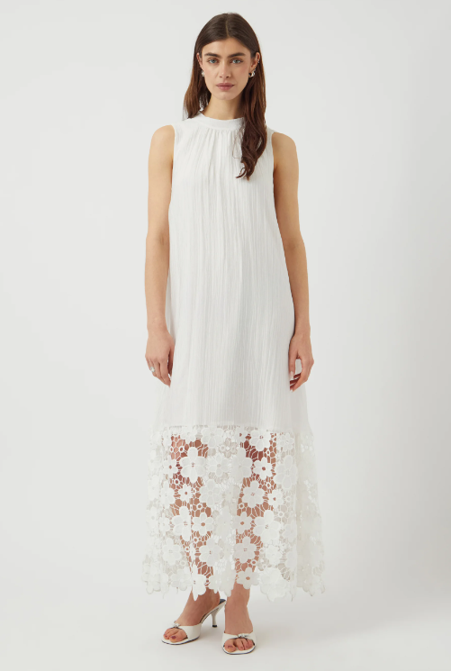 Twigsy SL Ankle Dress - Star White