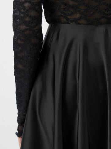Pella hw Midi Skirt - Black