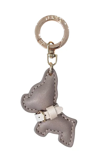 Puppy Bag Charm - Warm Taupe W/ Sparkled Sand - Tilbehør - Helt Dilla AS