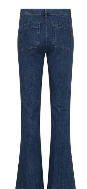 Ann Charlotte Jeans - Wash Middark Nottingham - Jeans - Helt Dilla AS