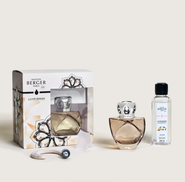 Nude Eternity Lampe + 250ml Lady Flower - Maison Berger Gavesett - Helt Dilla AS