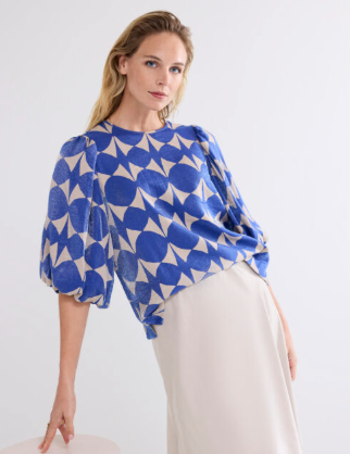 Top two tone print - summum