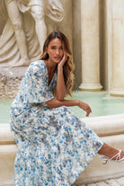 Celina Maxi Dress - Blue Whisper - Kjoler - Helt Dilla AS