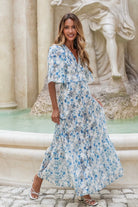 Celina Maxi Dress - Blue Whisper - Kjoler - Helt Dilla AS