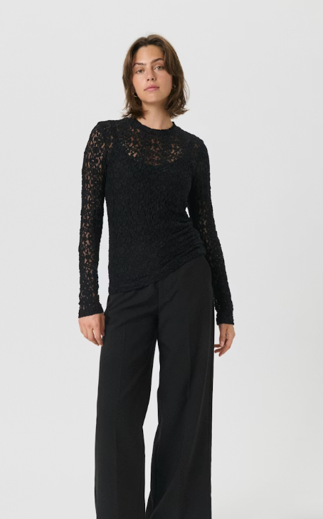 Venetia Top - Black - Genser - Helt Dilla AS