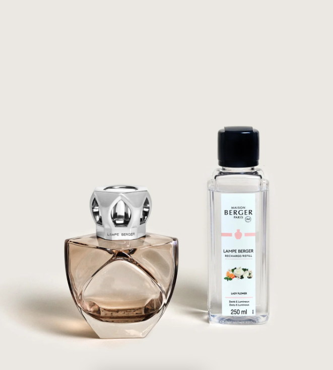 Nude Eternity Lampe + 250ml Lady Flower - Maison Berger Gavesett - Helt Dilla AS