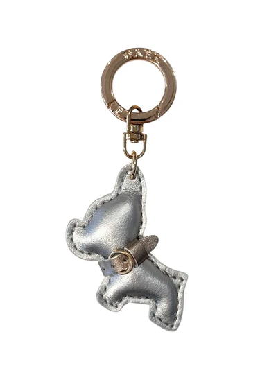 Puppy Bag Charm - Silver W/ Sparkled Champagne - Tilbehør - Helt Dilla AS